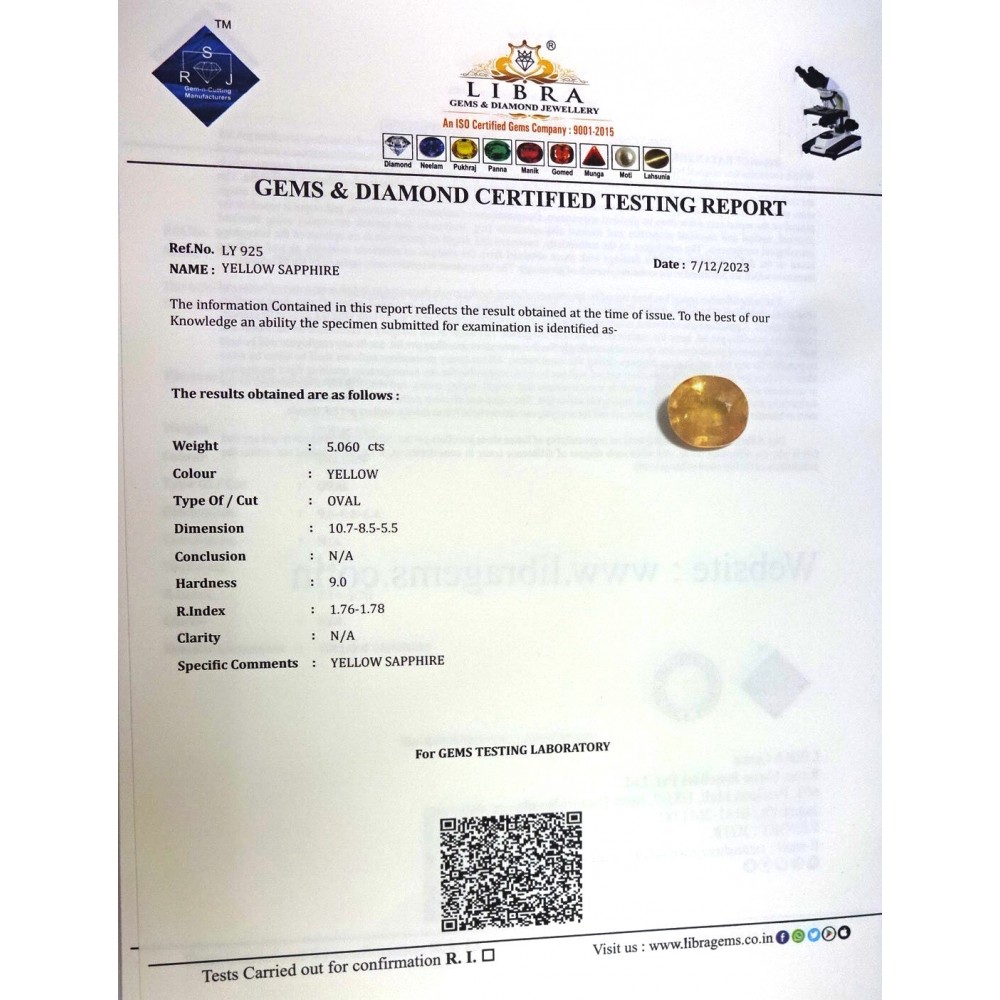 YELLOW SAPPHIRE