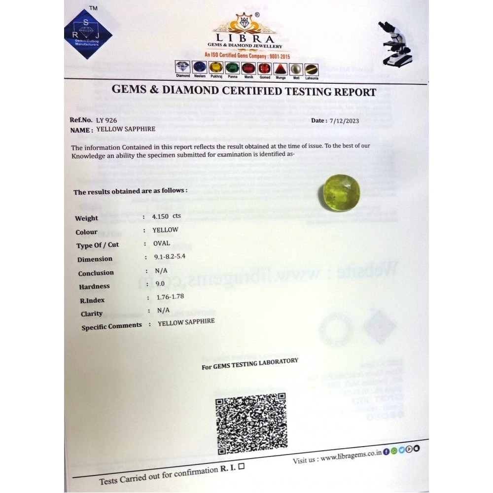 YELLOW SAPPHIRE