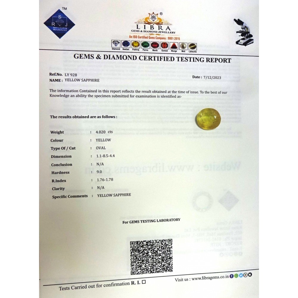 YELLOW SAPPHIRE