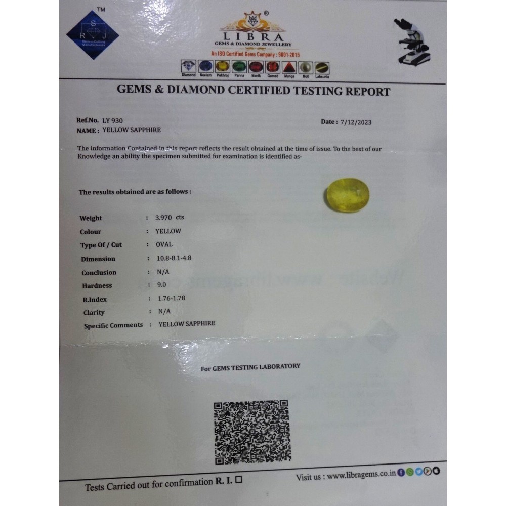 YELLOW SAPPHIRE