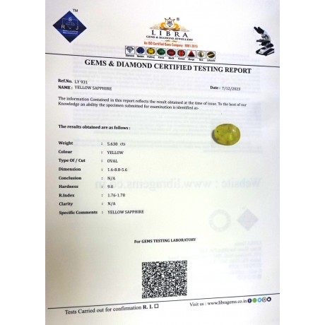 YELLOW SAPPHIRE