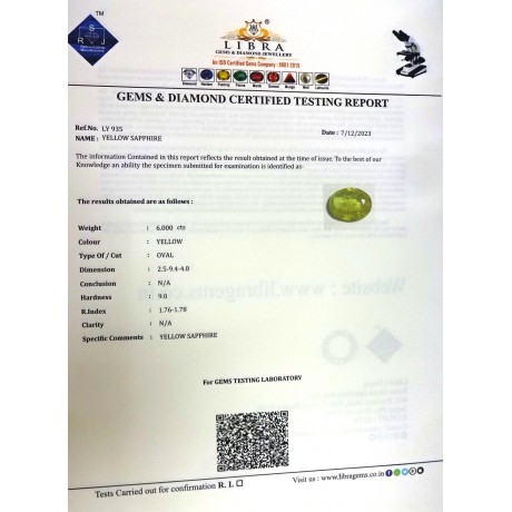YELLOW SAPPHIRE