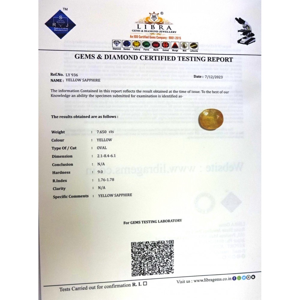 YELLOW SAPPHIRE