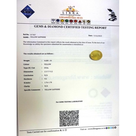 YELLOW SAPPHIRE
