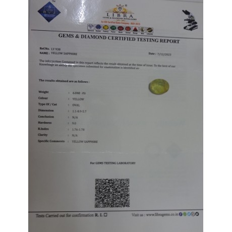 YELLOW SAPPHIRE