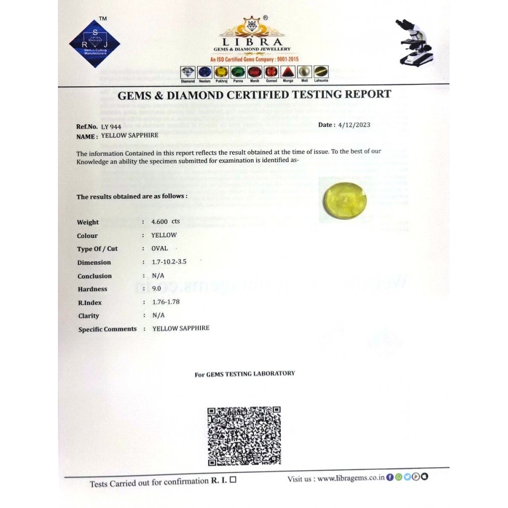 YELLOW SAPPHIRE
