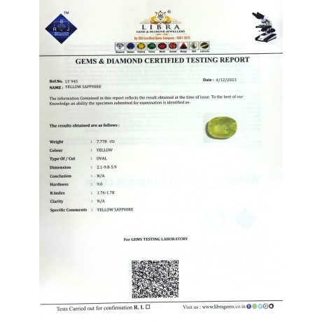 YELLOW SAPPHIRE