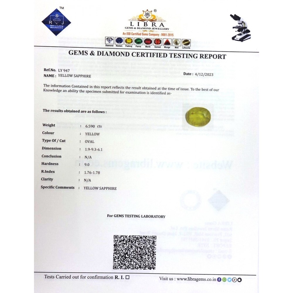 YELLOW SAPPHIRE