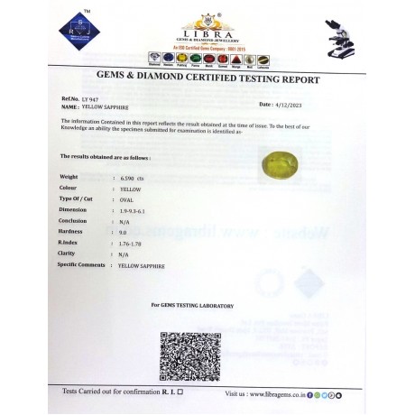 YELLOW SAPPHIRE