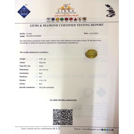YELLOW SAPPHIRE