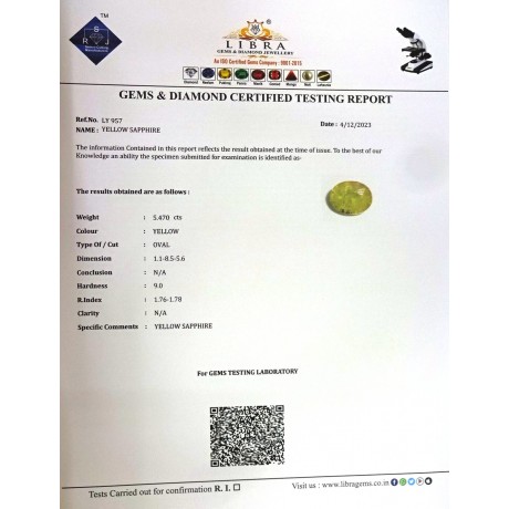 YELLOW SAPPHIRE