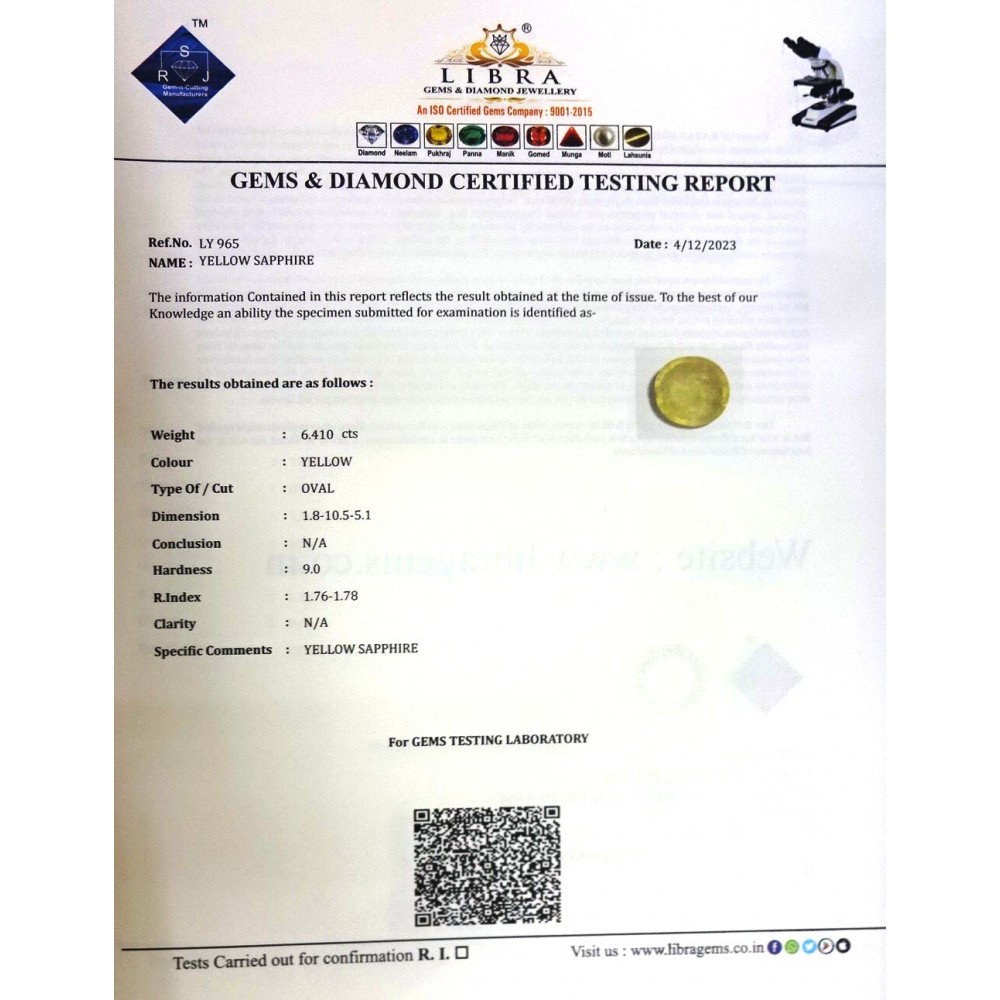 YELLOW SAPPHIRE