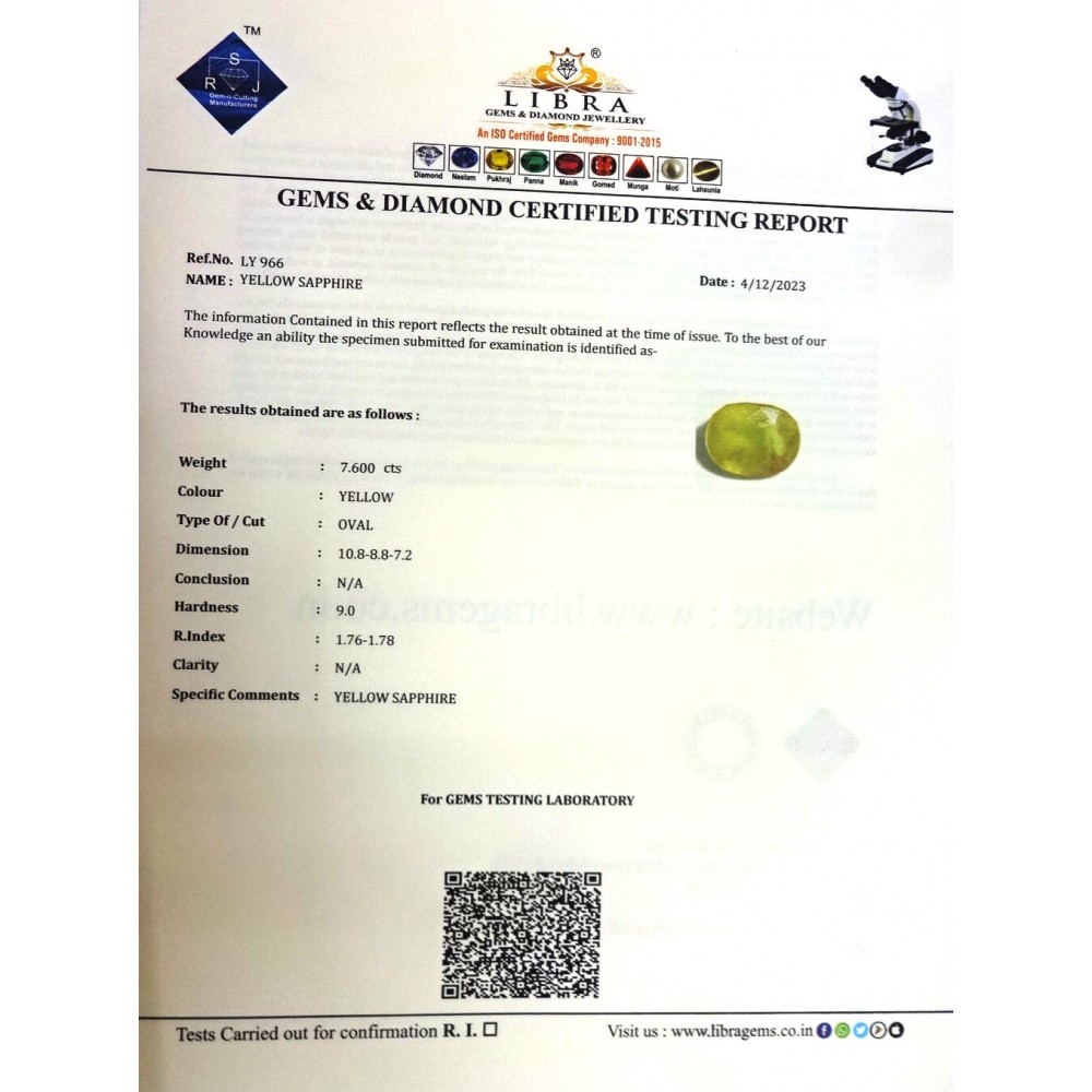 YELLOW SAPPHIRE