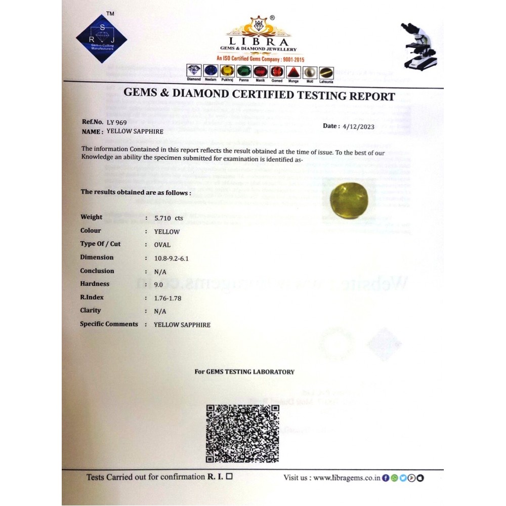 YELLOW SAPPHIRE