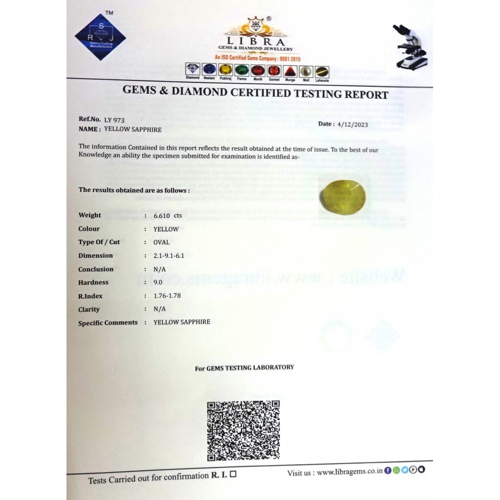 YELLOW SAPPHIRE