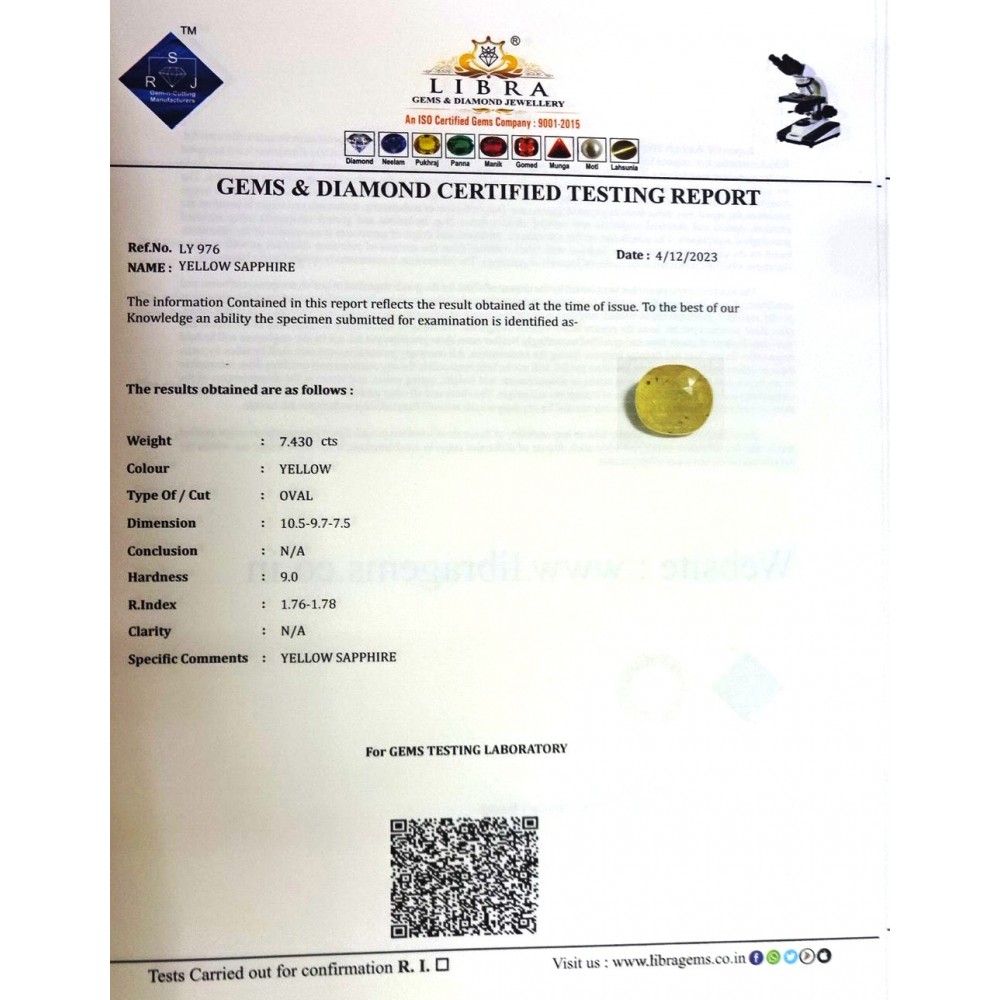 YELLOW SAPPHIRE