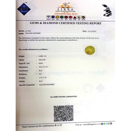 YELLOW SAPPHIRE