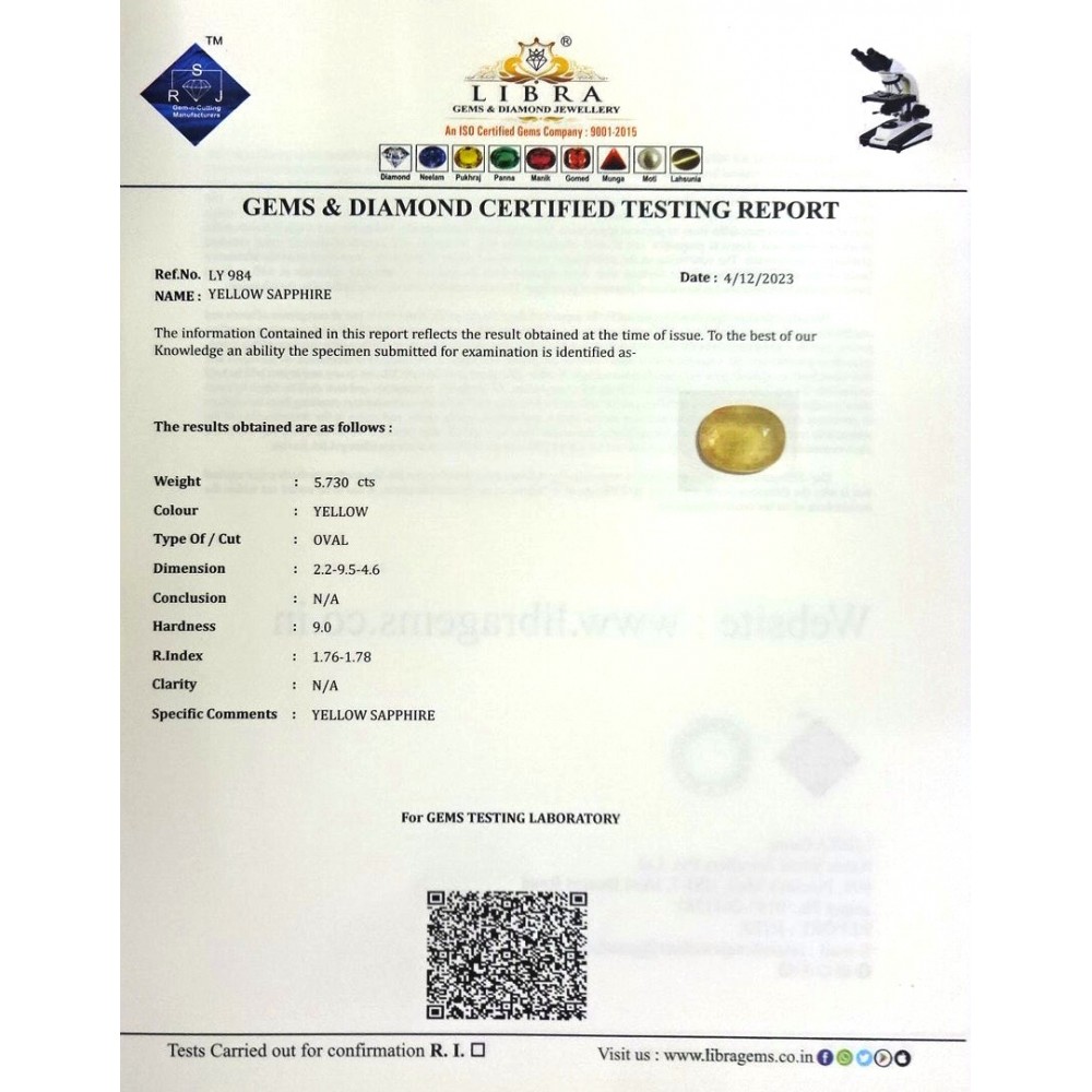 YELLOW SAPPHIRE