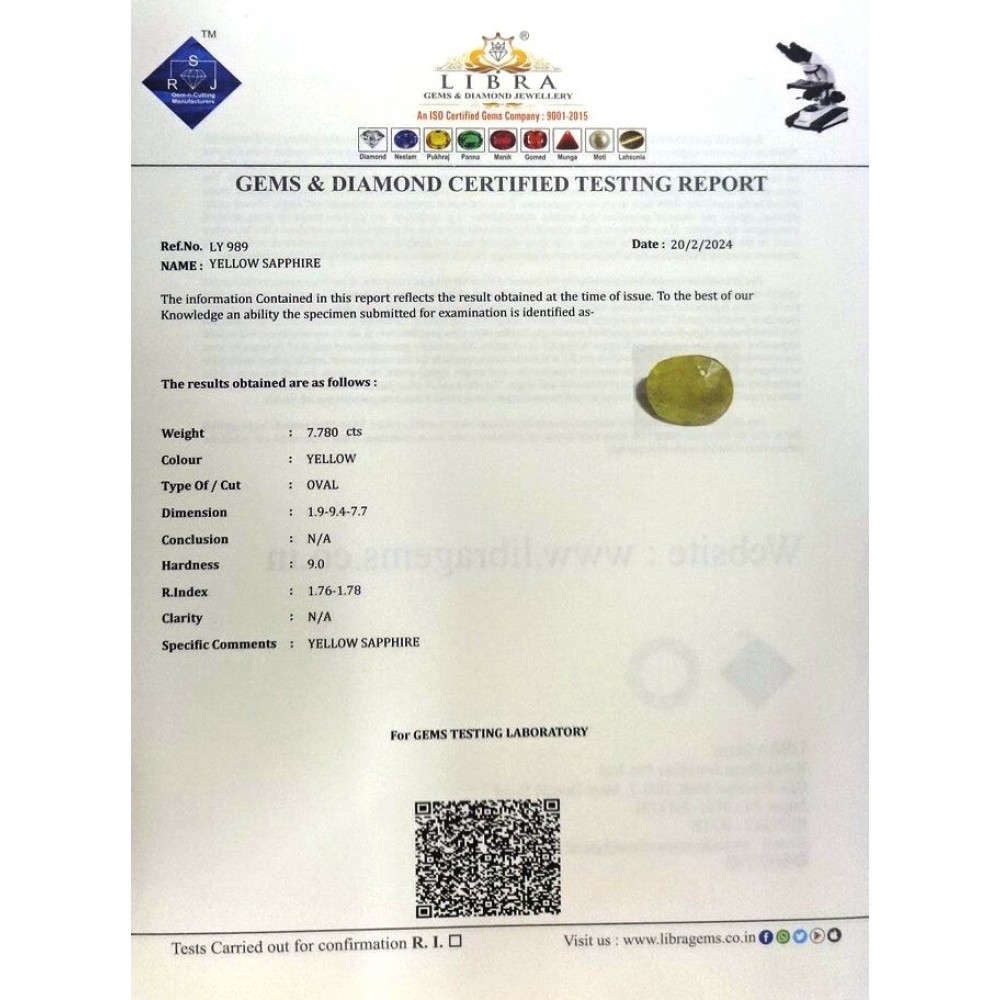 YELLOW SAPPHIRE