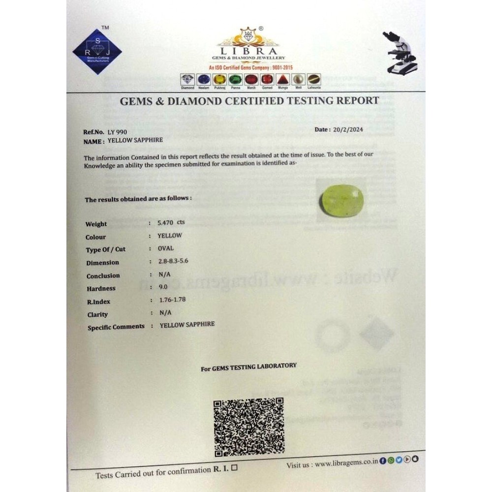 YELLOW SAPPHIRE
