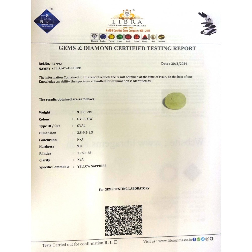 YELLOW SAPPHIRE
