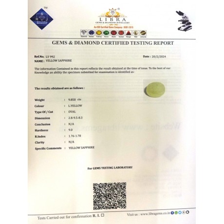 YELLOW SAPPHIRE