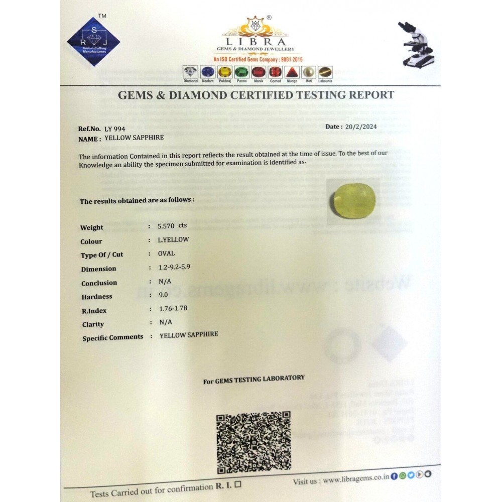 YELLOW SAPPHIRE