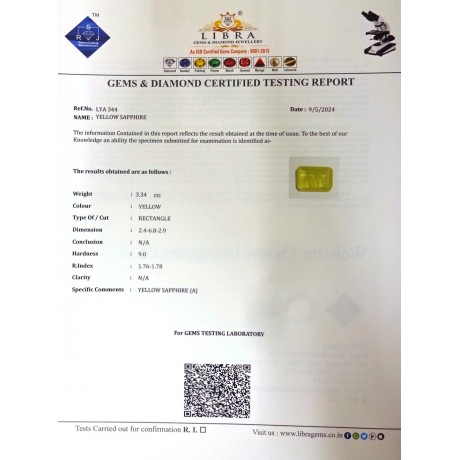 YELLOW SAPPHIRE