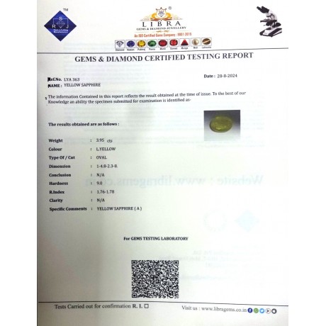 YELLOW SAPPHIRE