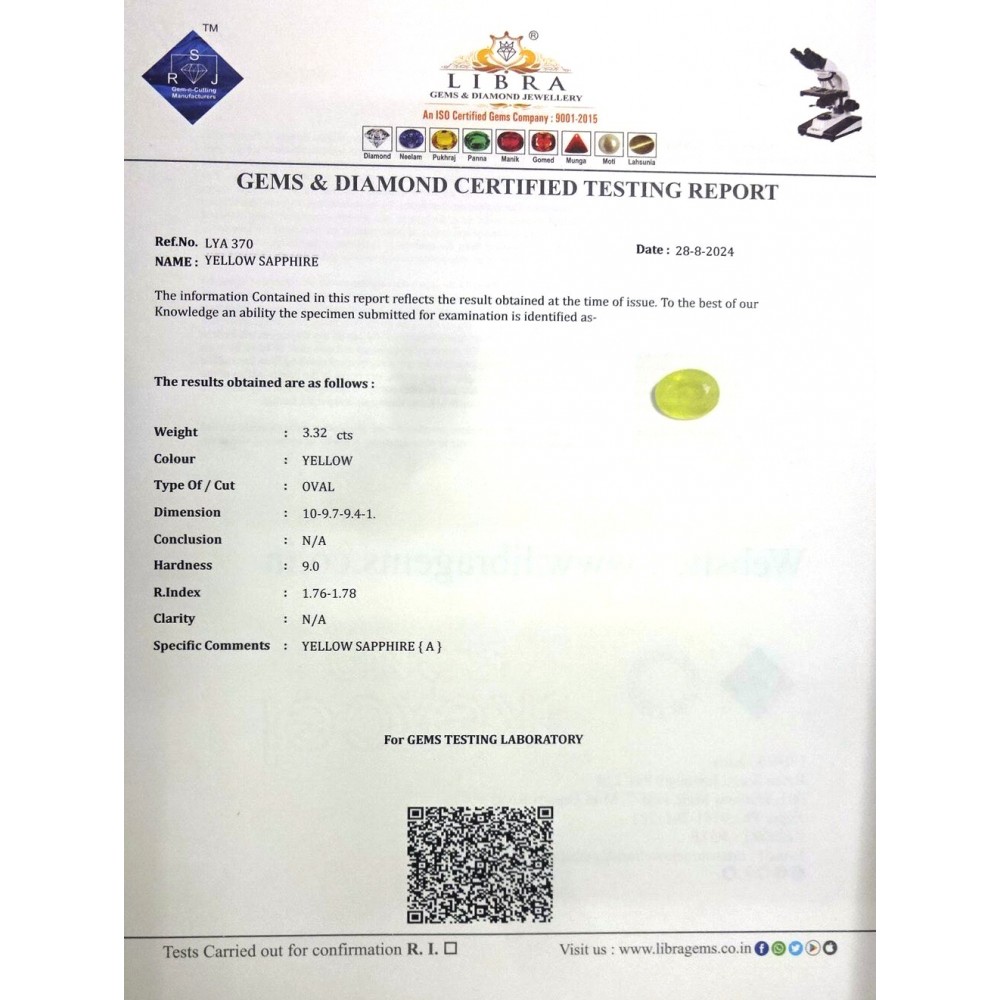 YELLOW SAPPHIRE