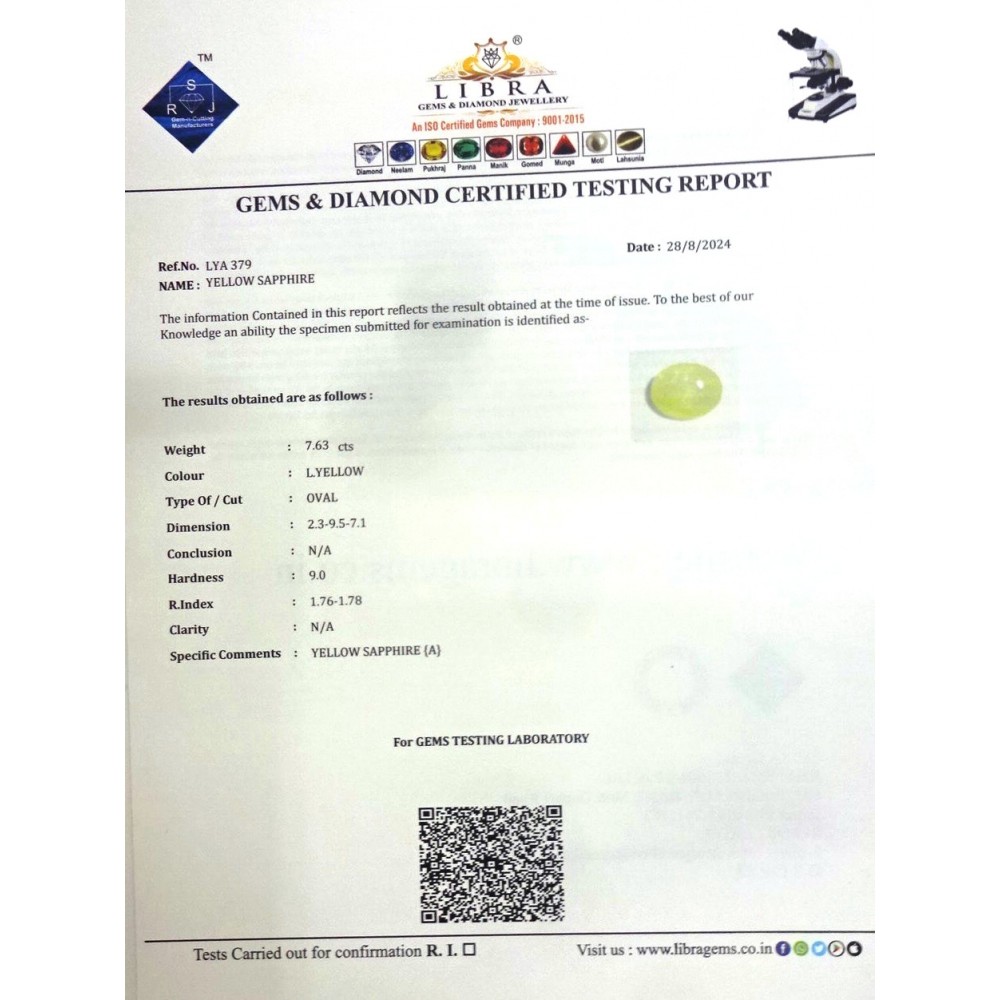 YELLOW SAPPHIRE