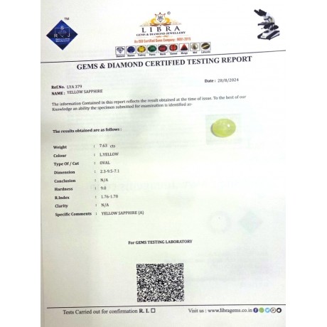 YELLOW SAPPHIRE