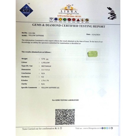 YELLOW SAPPHIRE