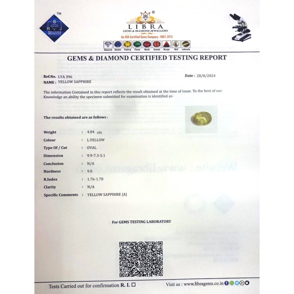 YELLOW SAPPHIRE
