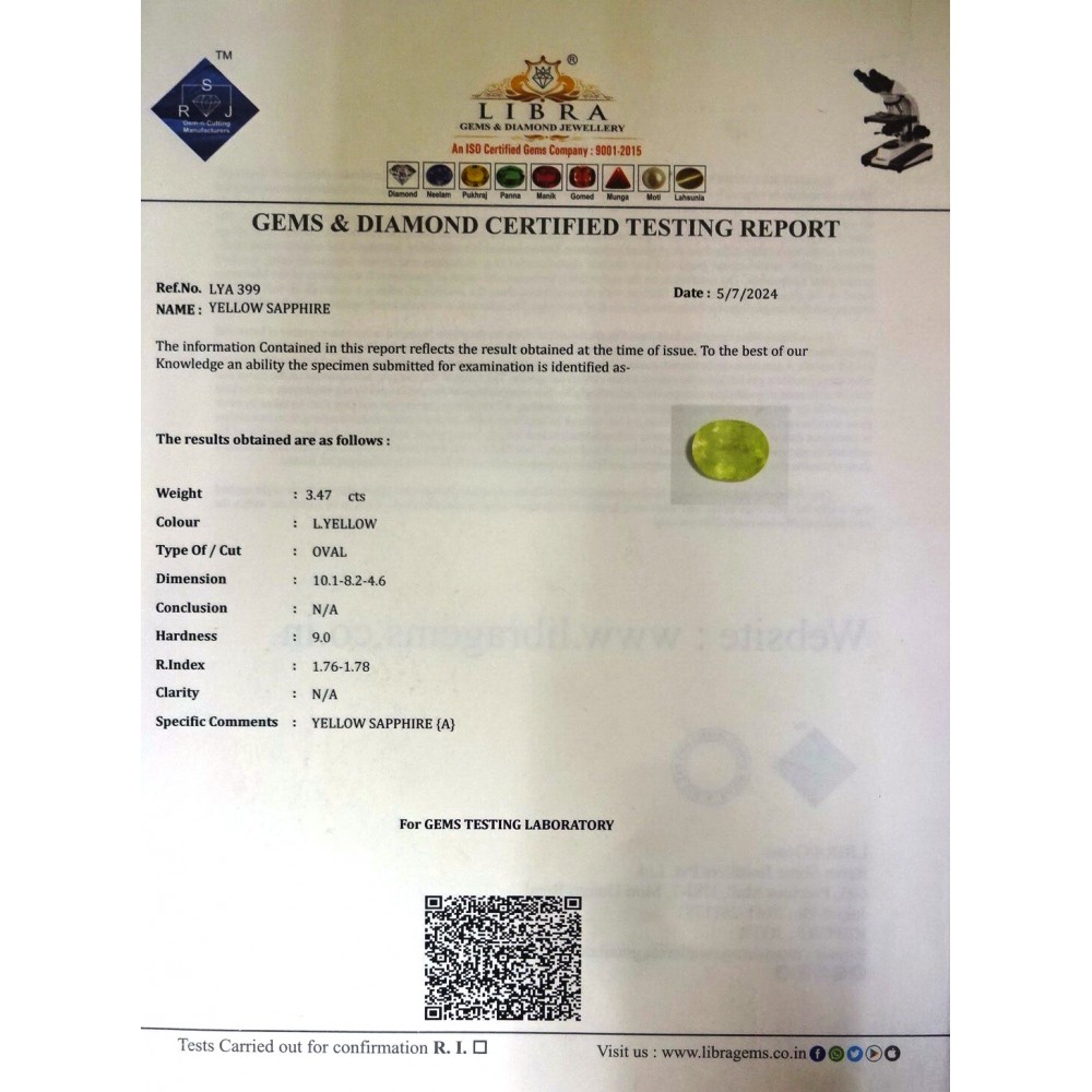 YELLOW SAPPHIRE