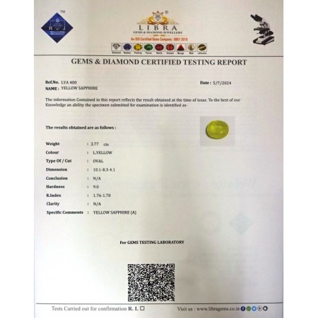 YELLOW SAPPHIRE