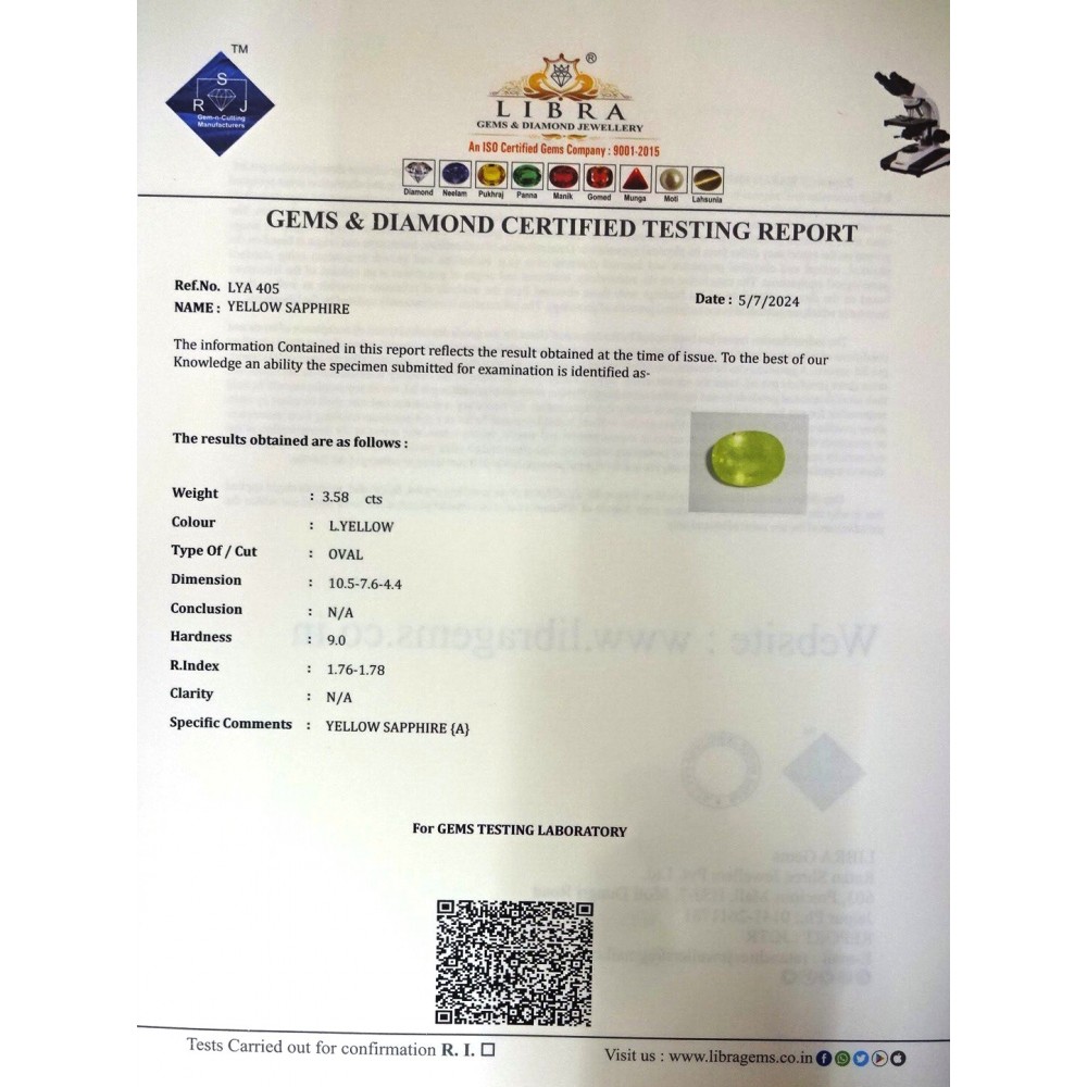 YELLOW SAPPHIRE