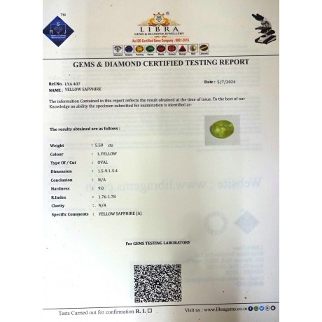 YELLOW SAPPHIRE
