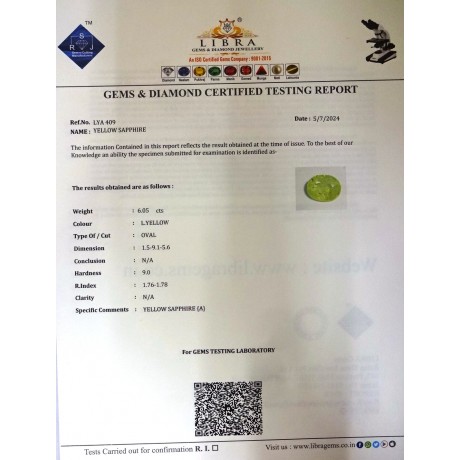YELLOW SAPPHIRE
