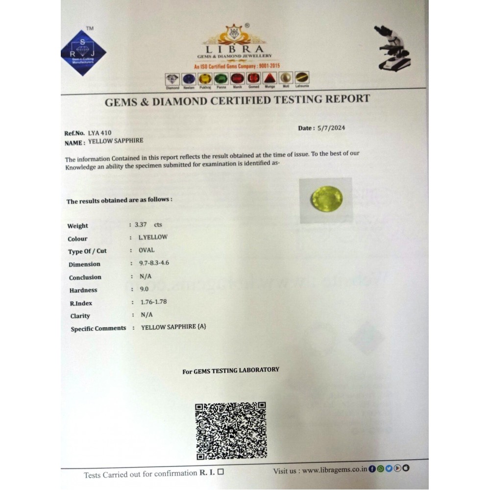 YELLOW SAPPHIRE