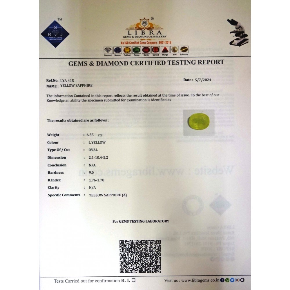 YELLOW SAPPHIRE