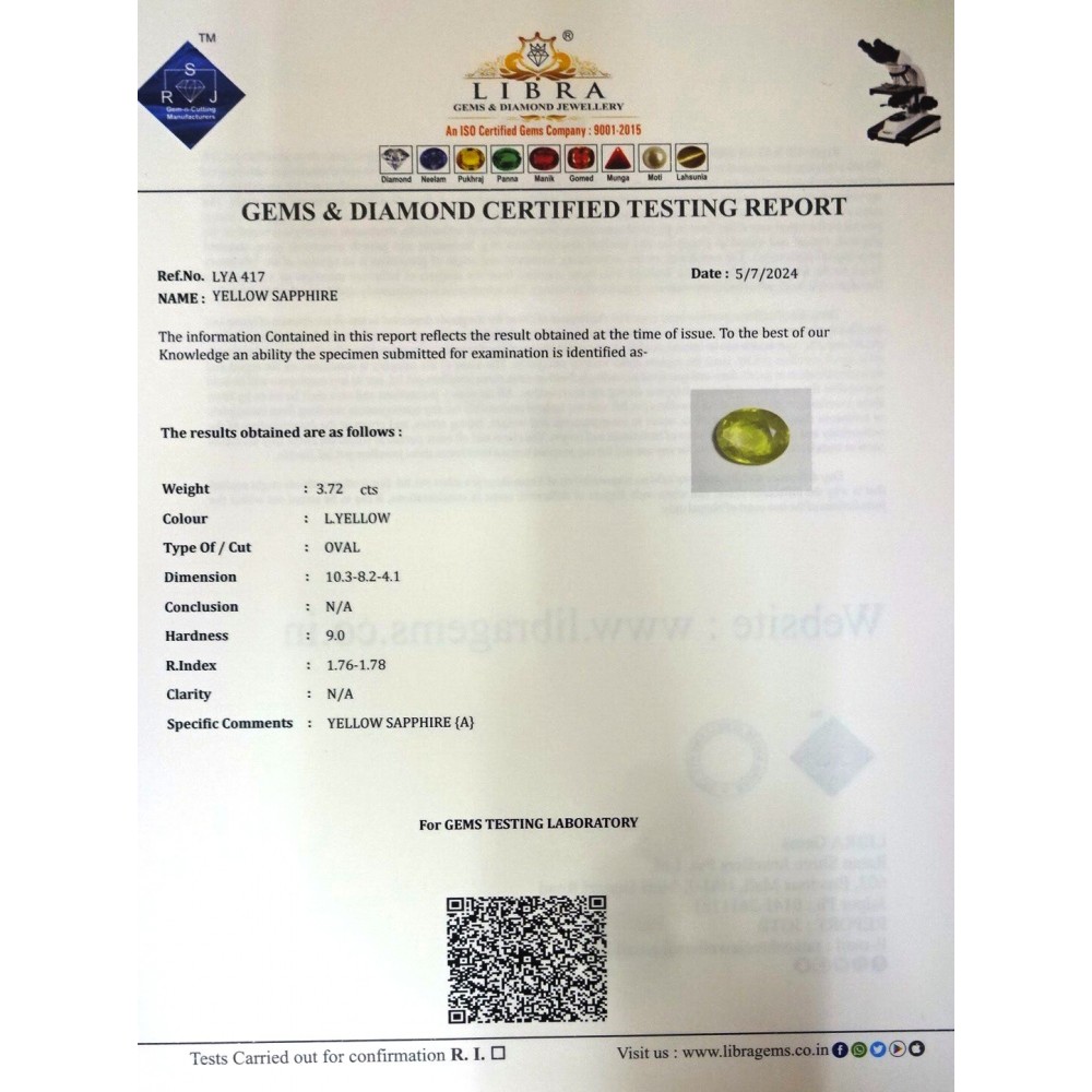 YELLOW SAPPHIRE