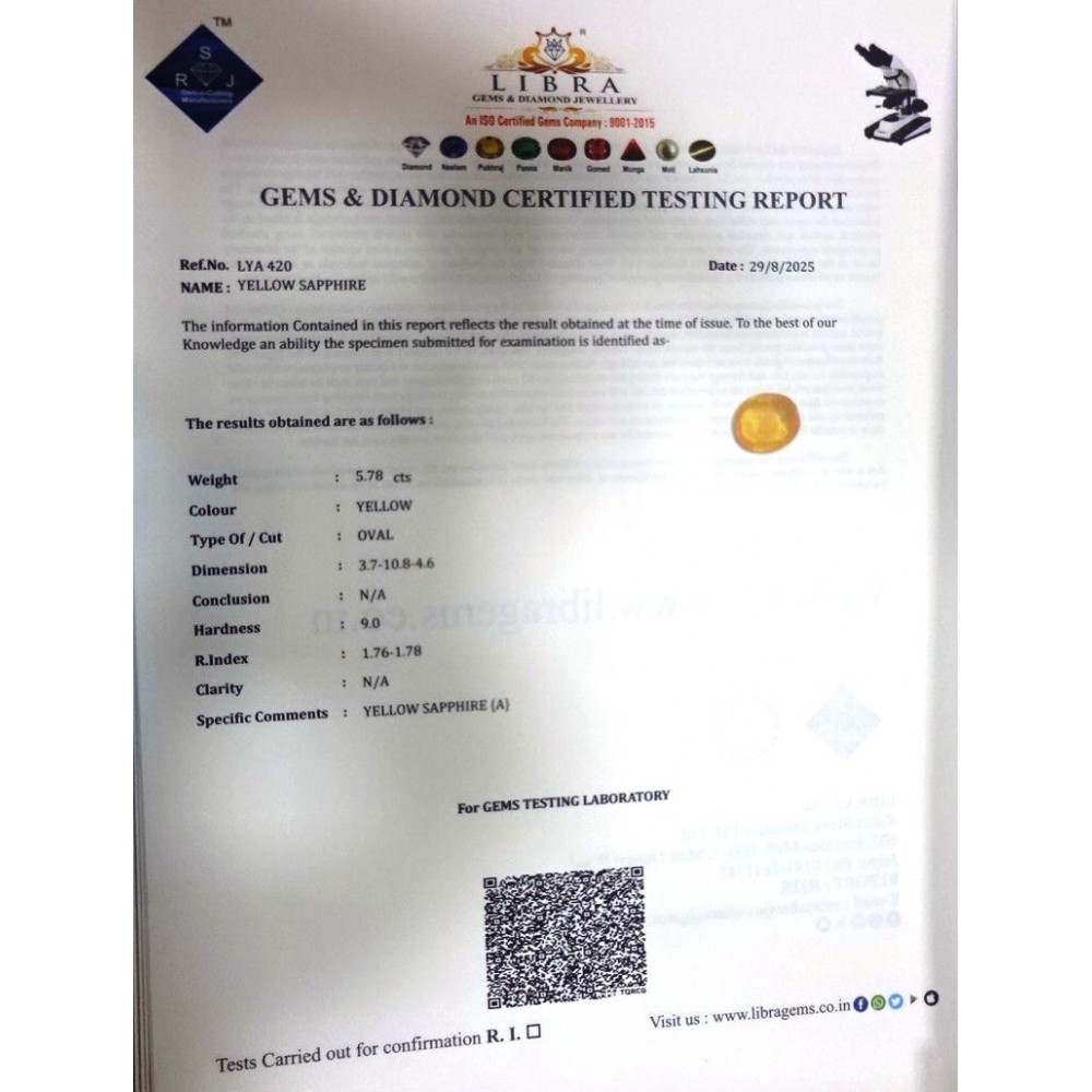 YELLOW SAPPHIRE