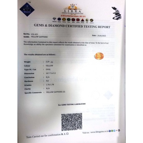 YELLOW SAPPHIRE