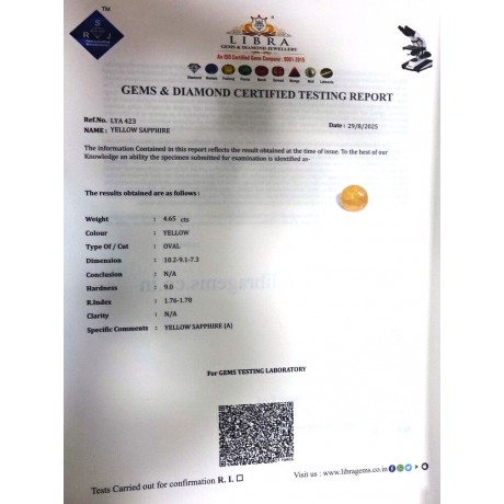 YELLOW SAPPHIRE