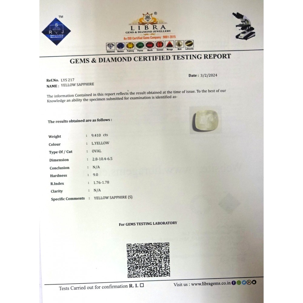 YELLOW SAPPHIRE