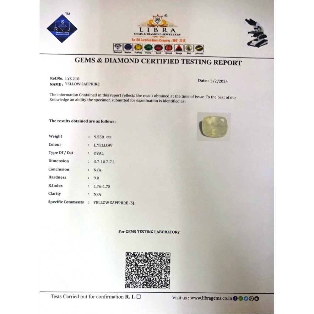 YELLOW SAPPHIRE