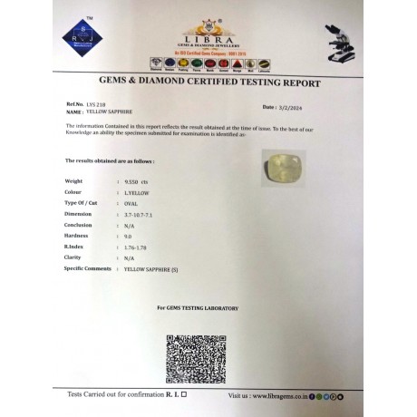 YELLOW SAPPHIRE