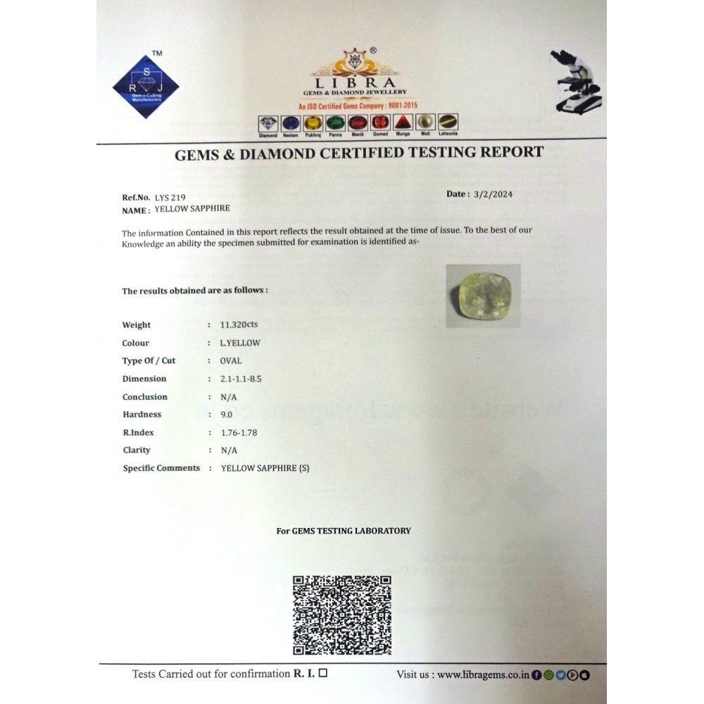YELLOW SAPPHIRE