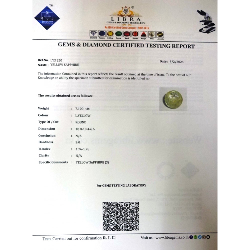 YELLOW SAPPHIRE